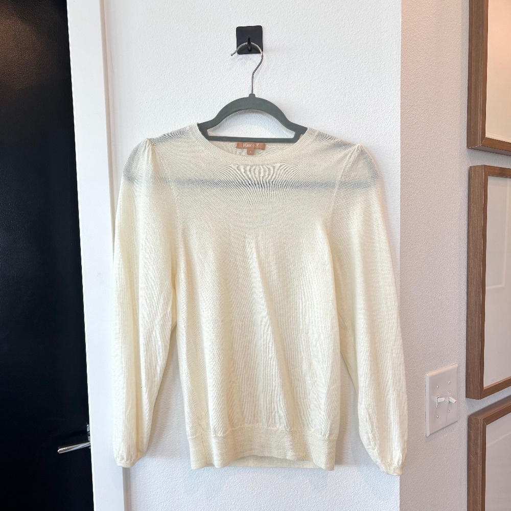 Kier + J 100% Merino Wool Lightweight Sweater